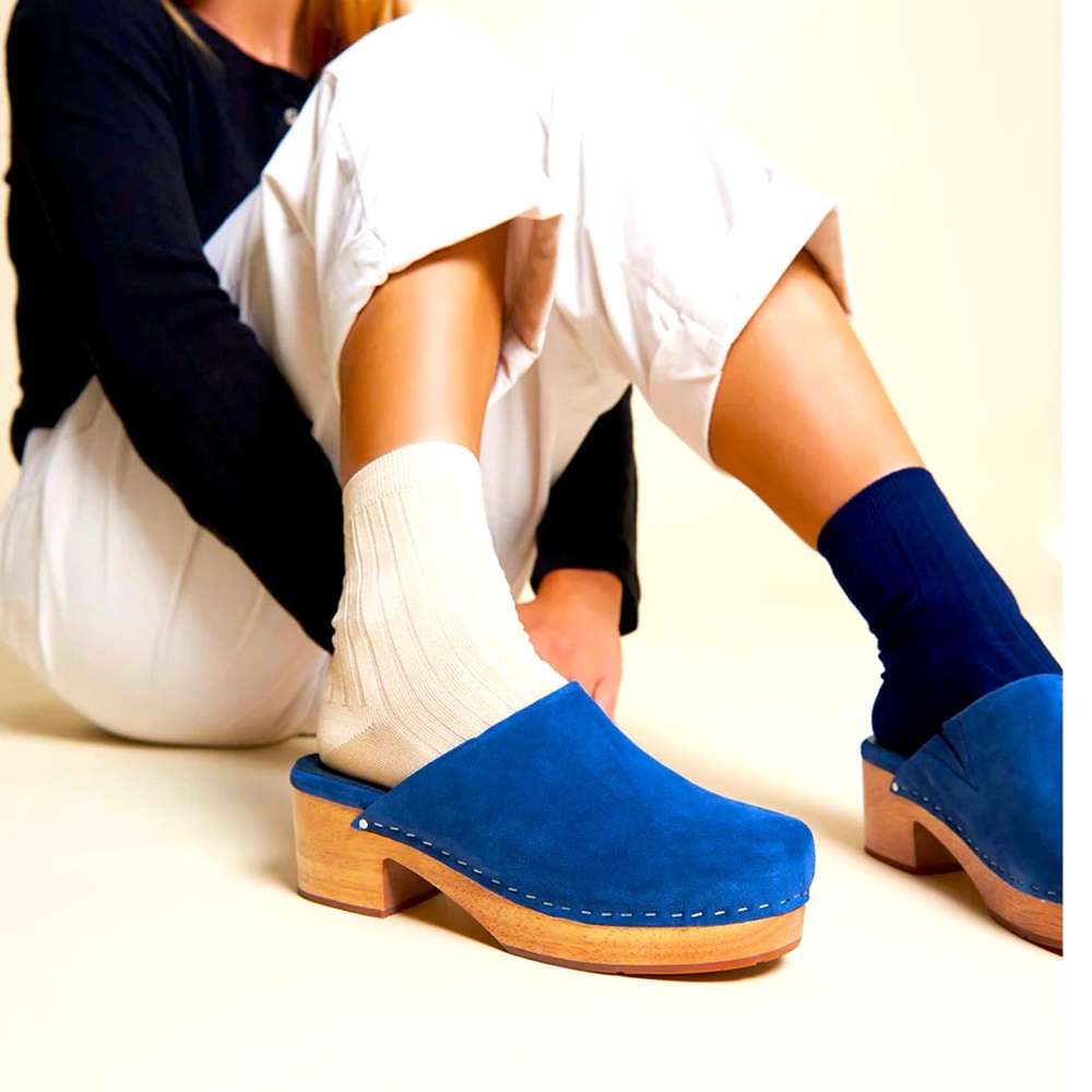 SVEN Swedish Patent Royal Blue Clogs EUR 39 / US 8.5